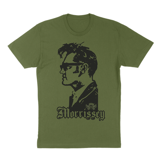 Morrissey "Profile Crest" T-Shirt in Olive Green