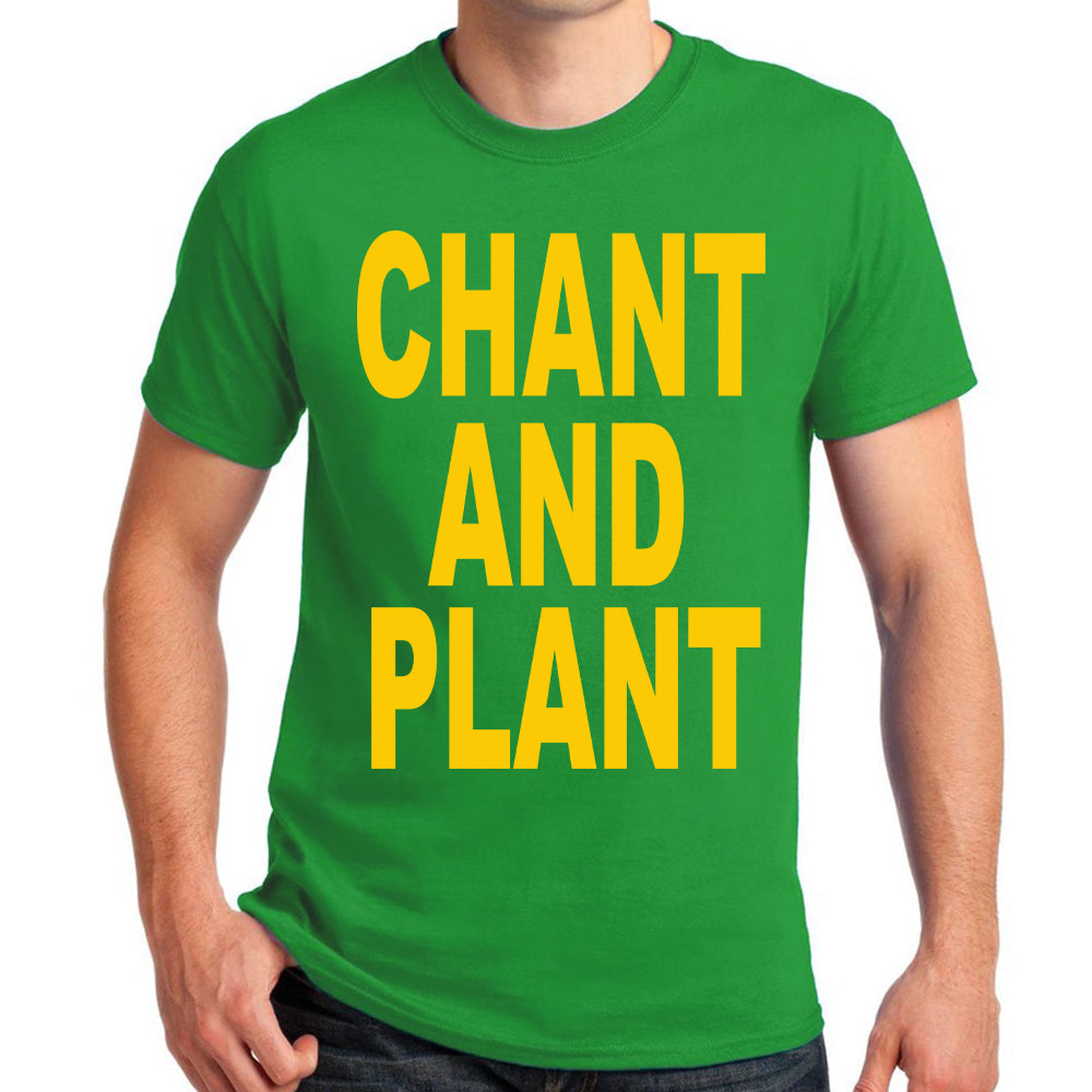 Live Resin "Chant And Plant" T-Shirt in Green