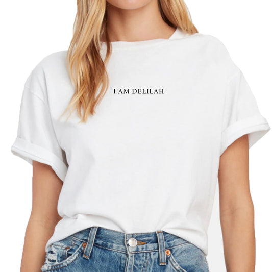 Plain White T's "I Am Delilah" Women's Boyfriend T-Shirt In White