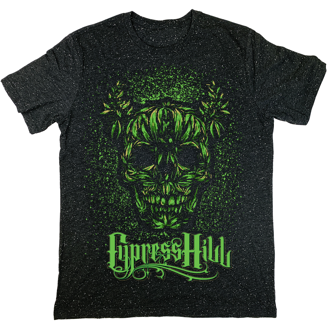 Cypress Hill "Pot Monster" T-Shirt in Confetti Black