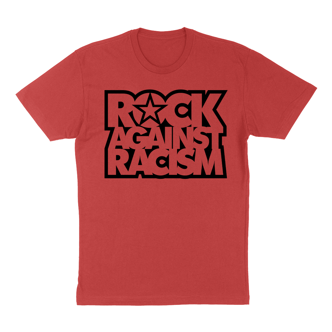 Rock Against Racism "Stacked Logo" T-Shirt in Red