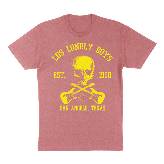 Los Lonely Boys "EST 1950" T-Shirt in Red Burnout