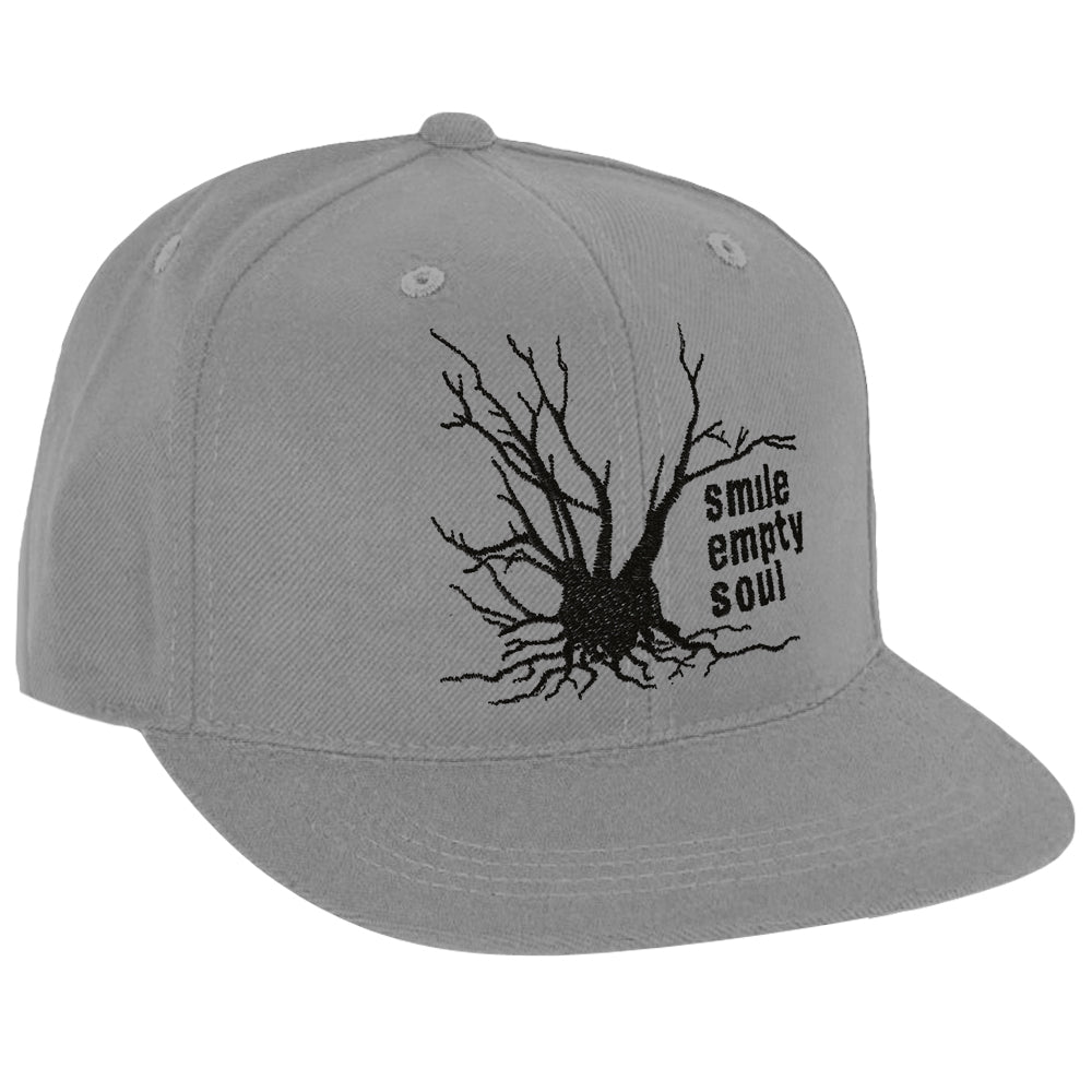 Smile Empty Soul "Tree Logo" Snapback Hat - Charcoal Grey