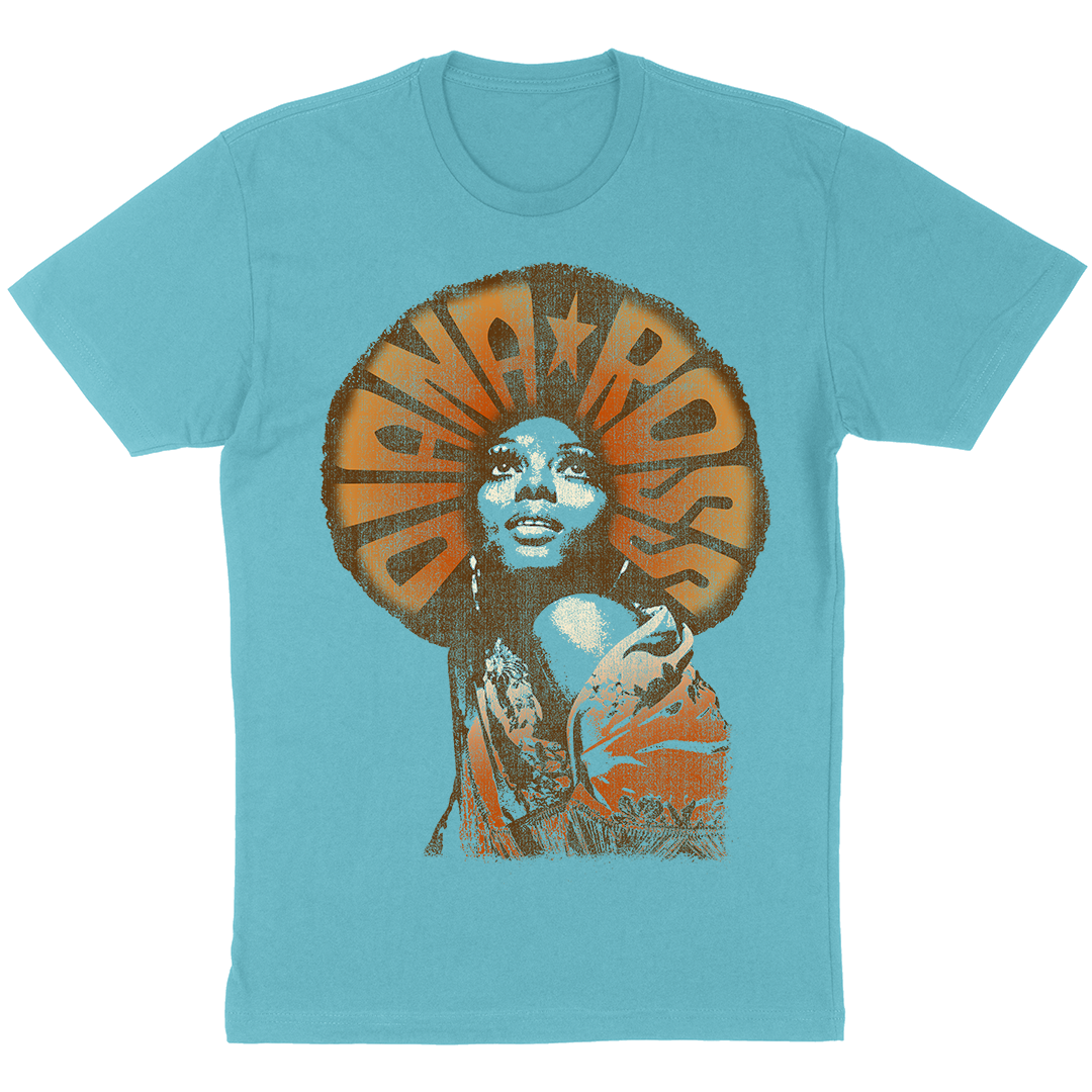 Diana Ross "Sunshine" T-Shirt in Light Blue