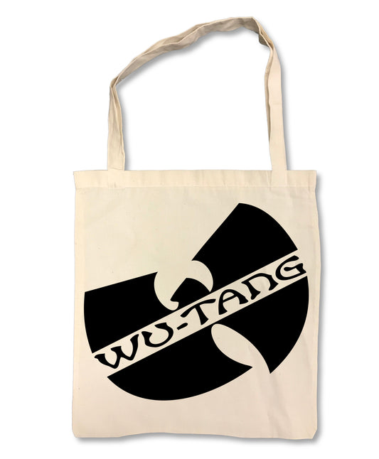 WU-TANG CLAN "Logo" on Tan Tote Bag