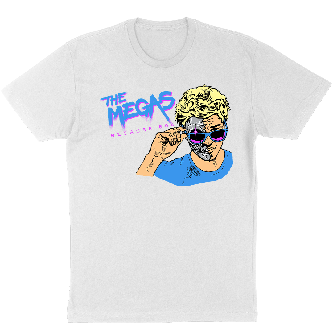 The Megas "Because 80s" Legacy Design T-Shirt in White