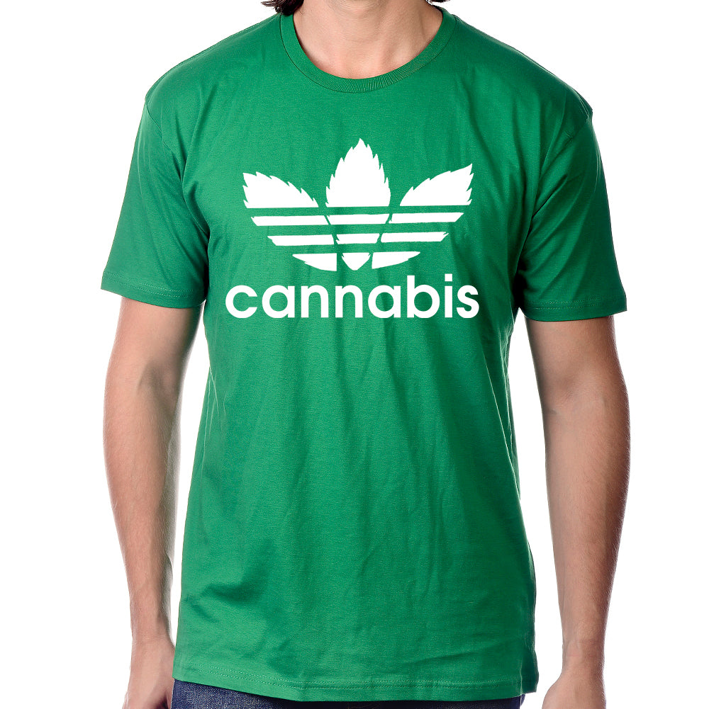 Live Resin "Cannabis" T-Shirt In Green