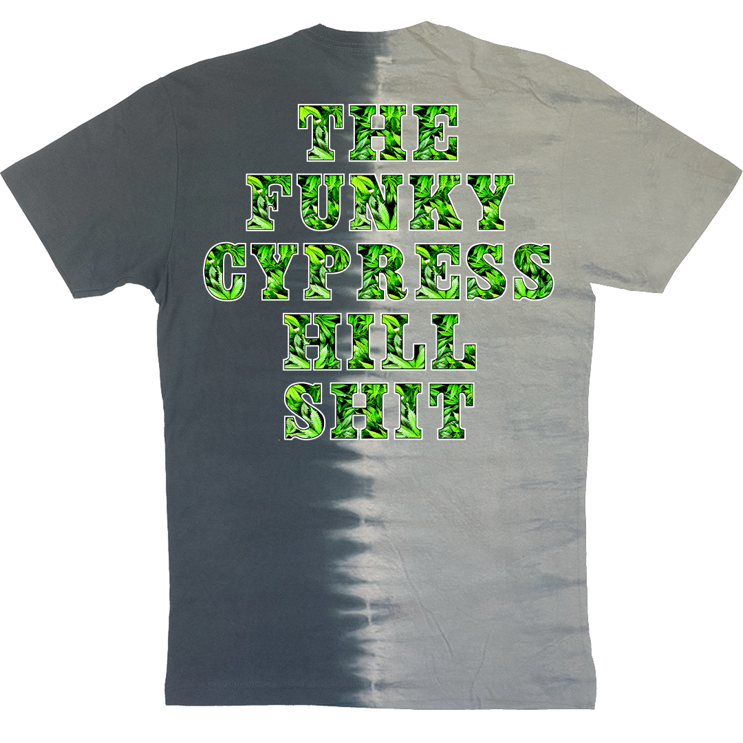 Cypress Hill "Funky Shit" Black & White Tie-Dye T-Shirt