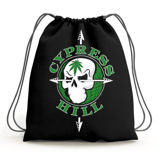 Cypress Hill "Skull & Globe" Drawstring Bag