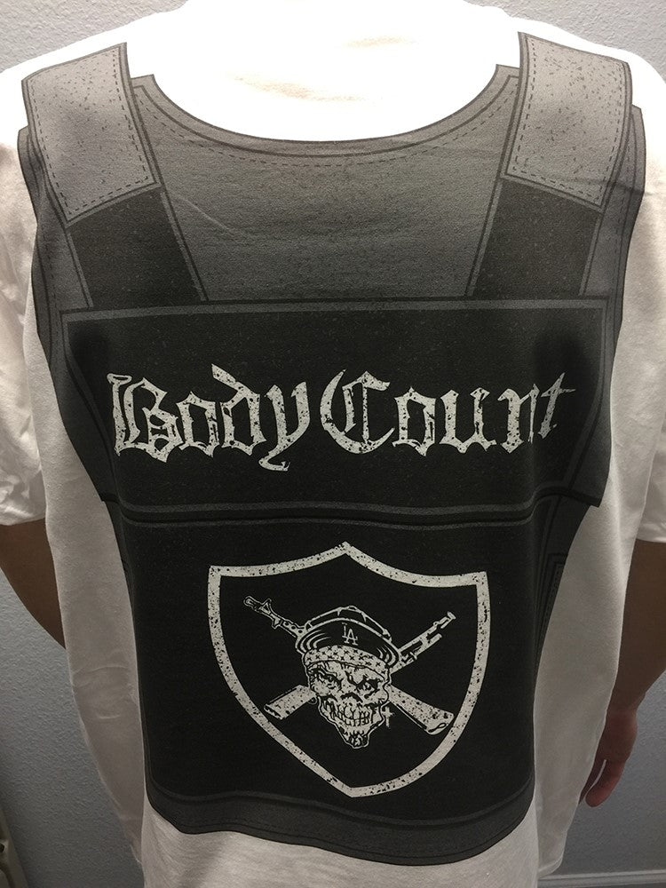 Body Count "Bulletproof Vest" T-Shirt in White